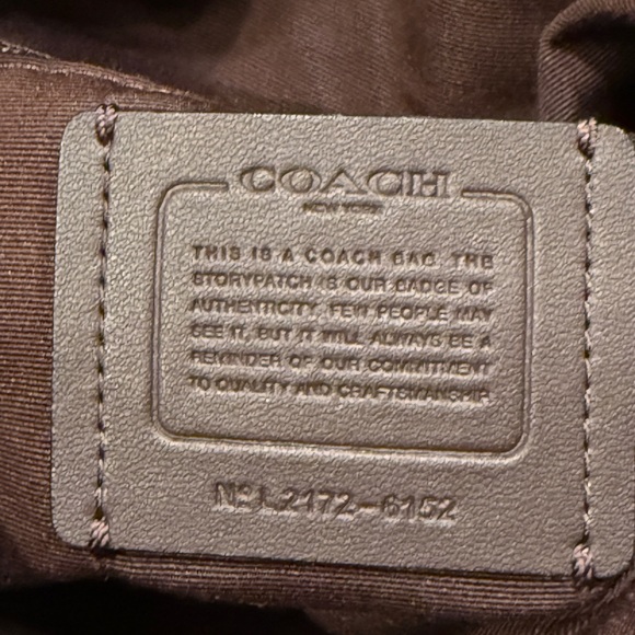 Coach “Pennie” Black Pebbled Leather Shoulder Bag (with Hang Tag & Twilly)(EUC) - Picture 16 of 17